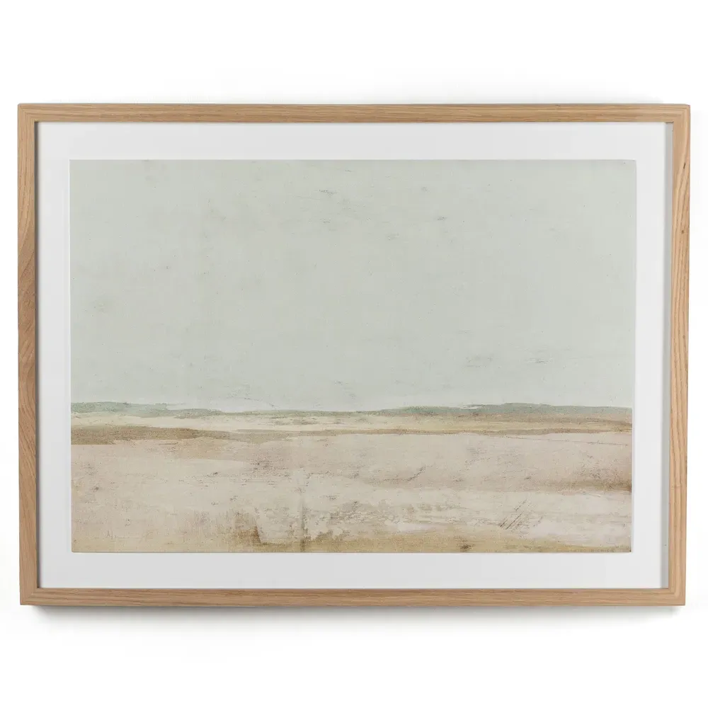 The Old Town Painting - Blue, Canvas image