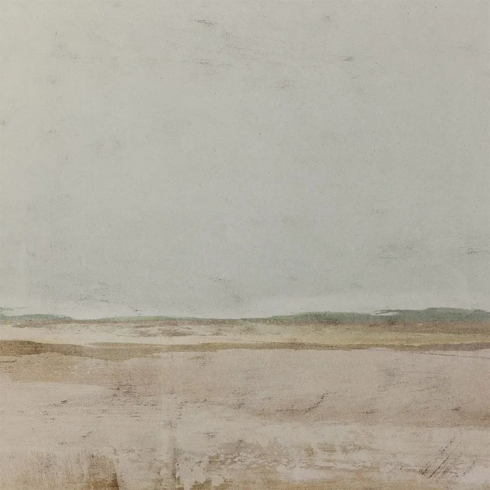 The Old Town Painting - Grey, Canvas