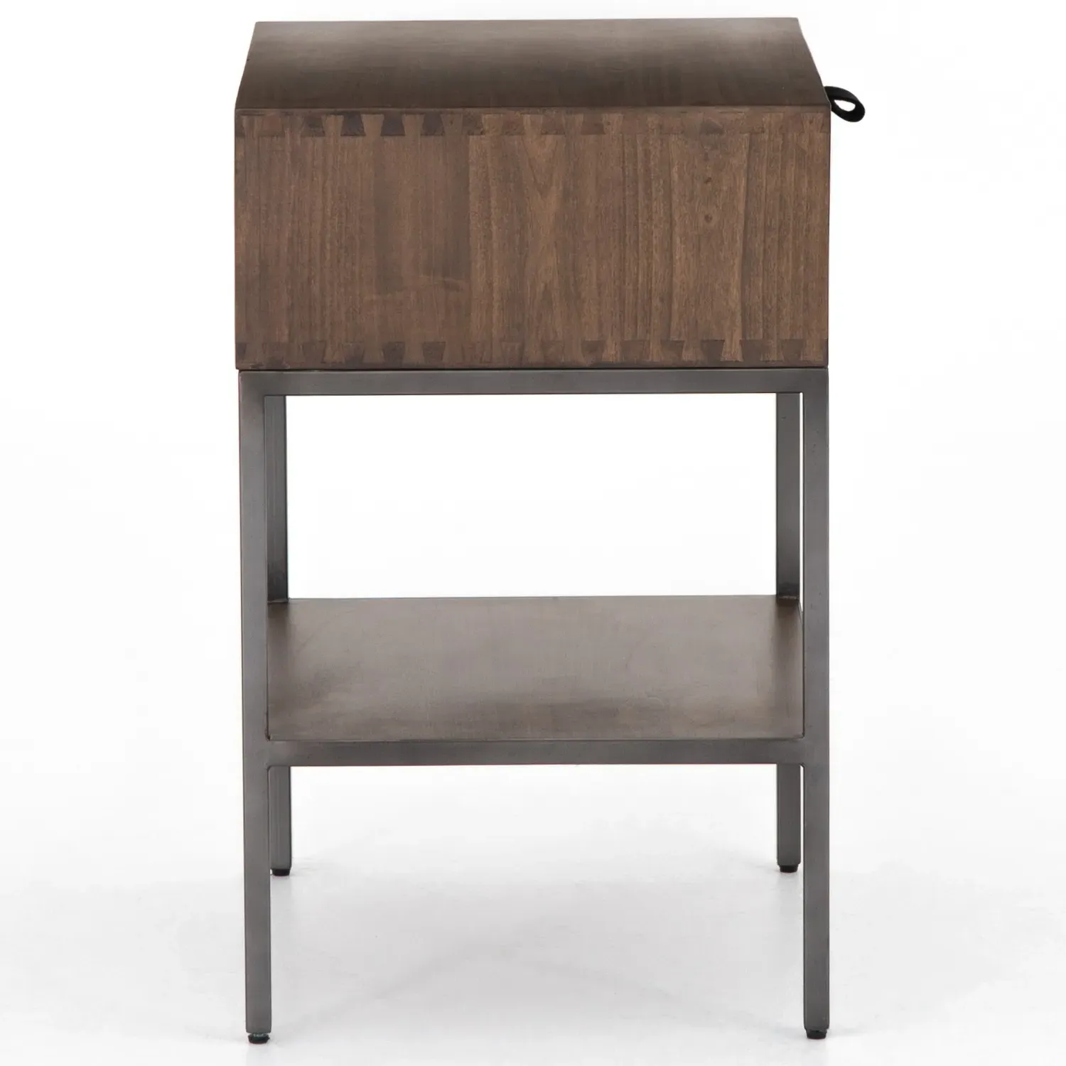 Theodore 1 Drawer Nightstand - Brown, Poplar Wood