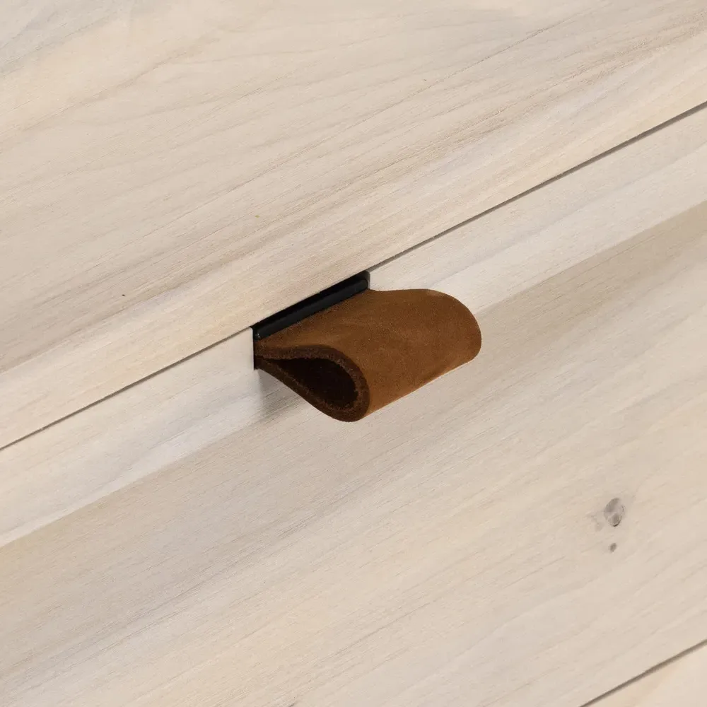 Theodore 2 Drawer Display Bookcase - Dove White, Poplar Wood