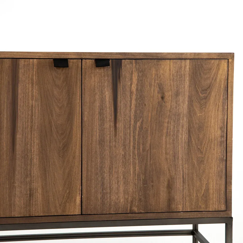 Theodore 3 Door 2 Drawer Sideboard - Brown, Poplar Wood