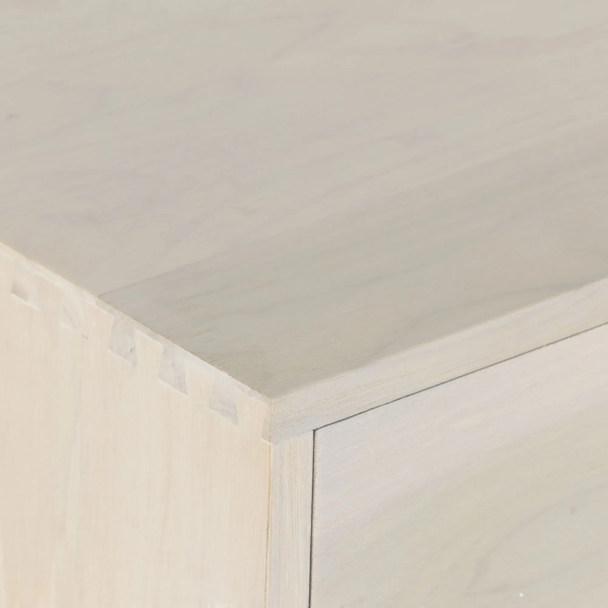 Theodore 9 Drawer Dresser - Dove White, Poplar Wood