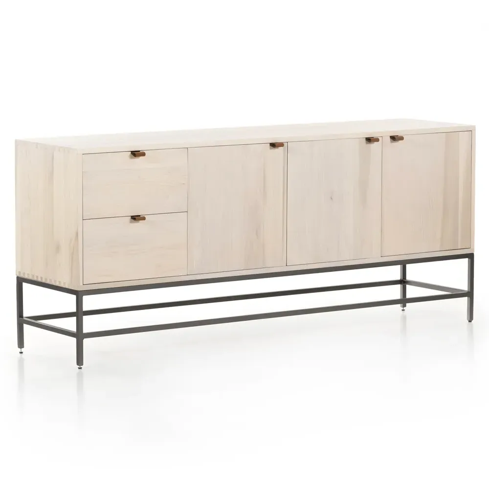 Theodore Sideboard - Dove White, Poplar Wood