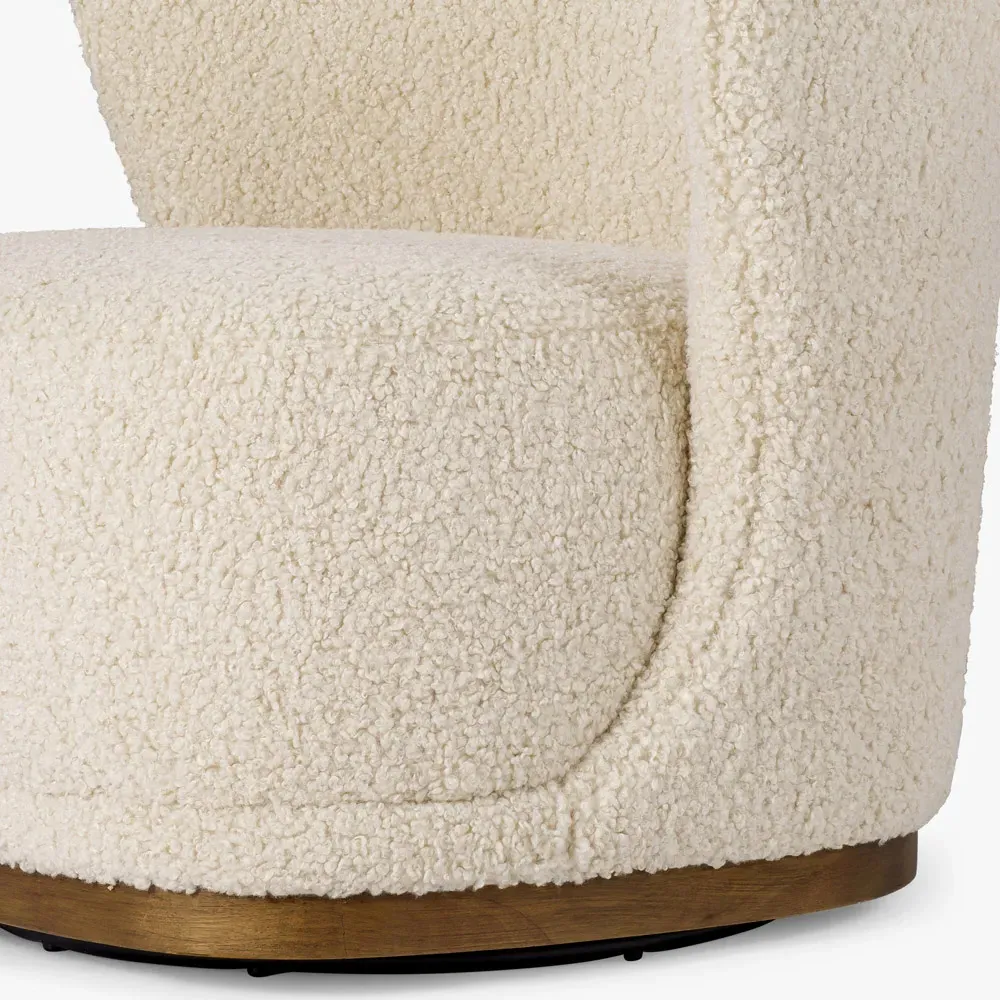 Theron Wing Chair - Cream
