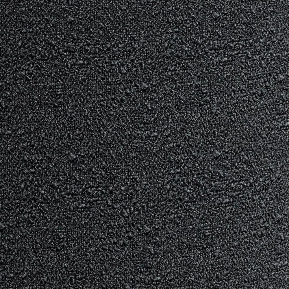 Theron Wing Chair - Dark Grey, Boucle