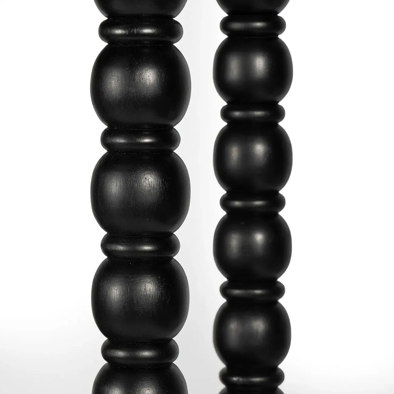 Thomas Bookcase - Black, Acacia Wood