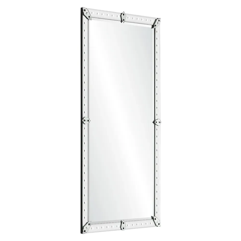 Thomas Rectangular Wall Mirror - Clear, Beveled Glass