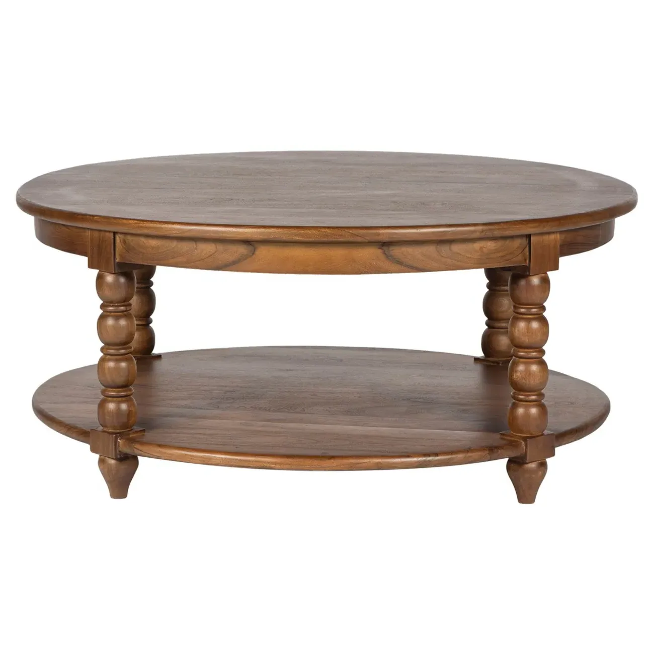 Thomas Spindle Coffee Table - Natural, Acacia Wood