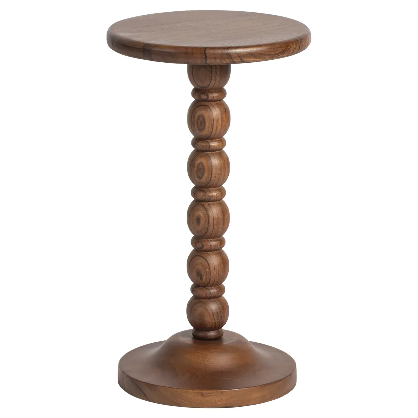 Thomas Spindle Drink Table - Brown, Acacia Wood image