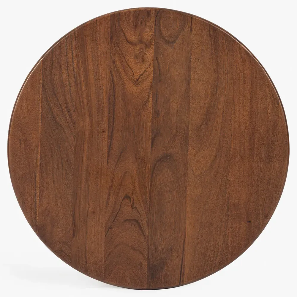 Thomas Spindle End Table - Brown, Acacia Wood