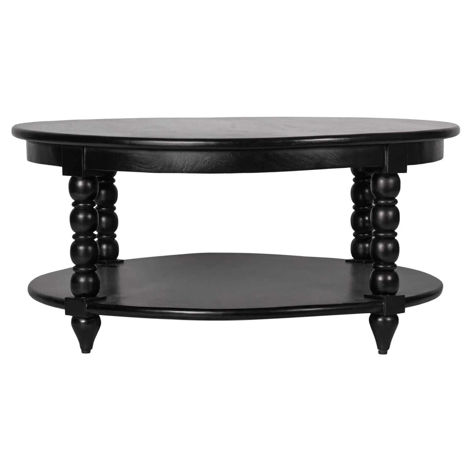 Thomas Square Coffee Table - Black, Acacia Wood