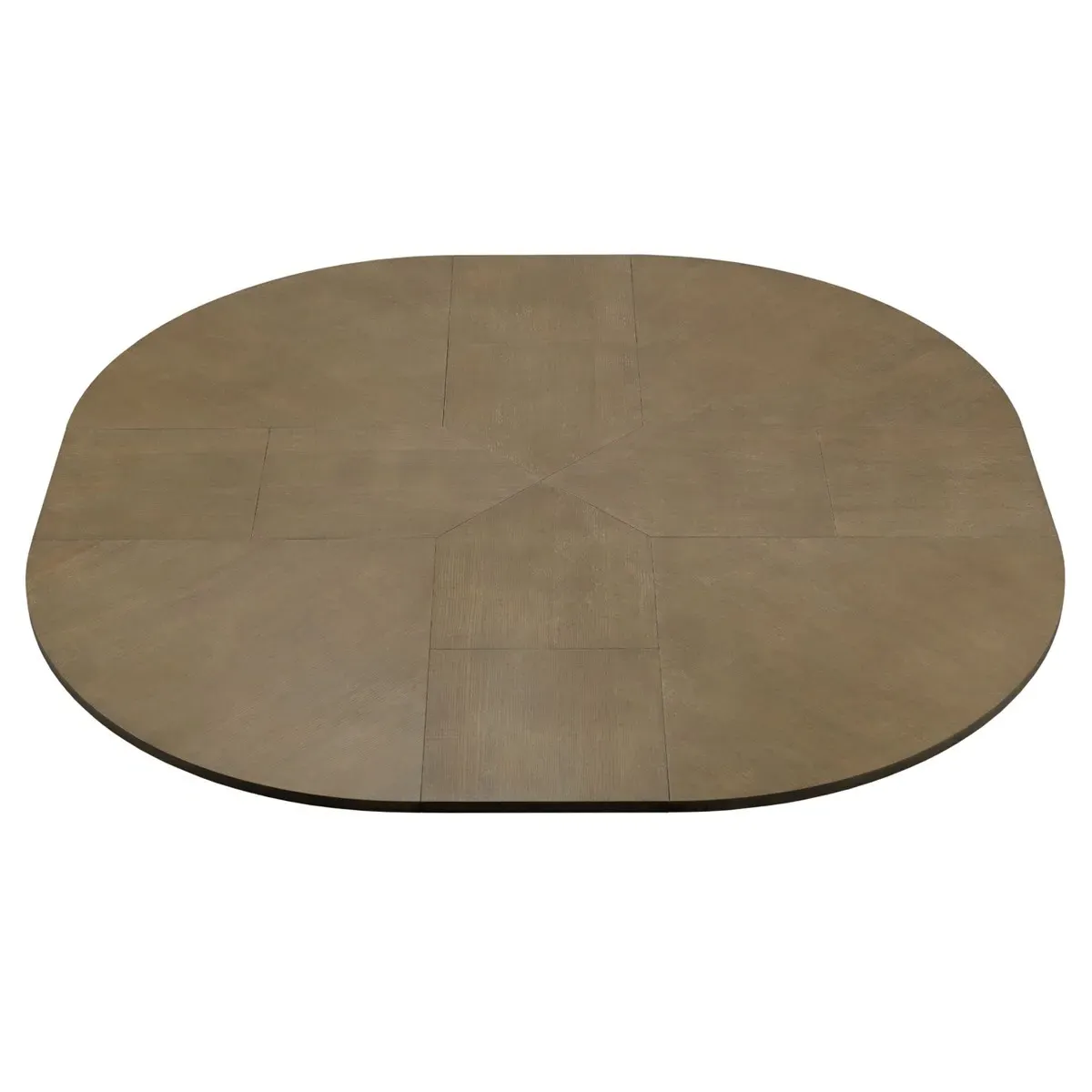 Thompson Round Extendable Jupe Dining Table - Brown, Oak