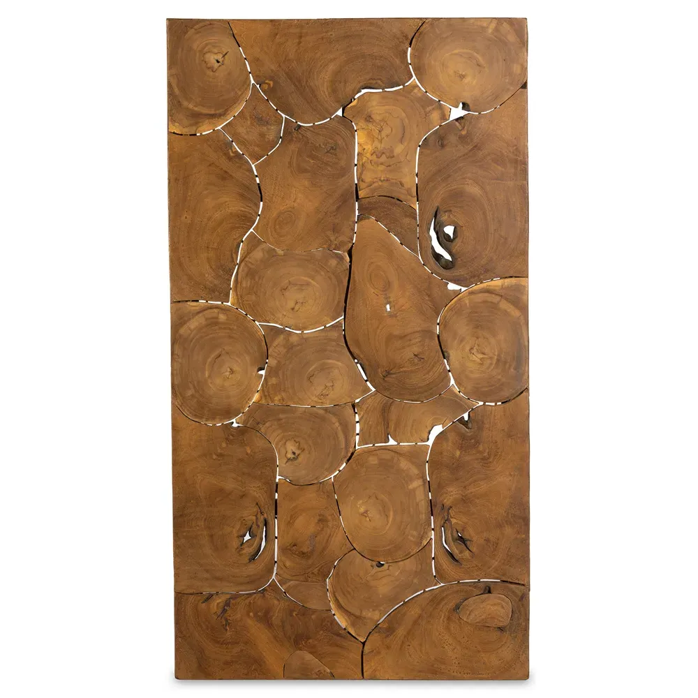 Thorn Rectangular Block Outdoor Coffee Table - Natural, Teak