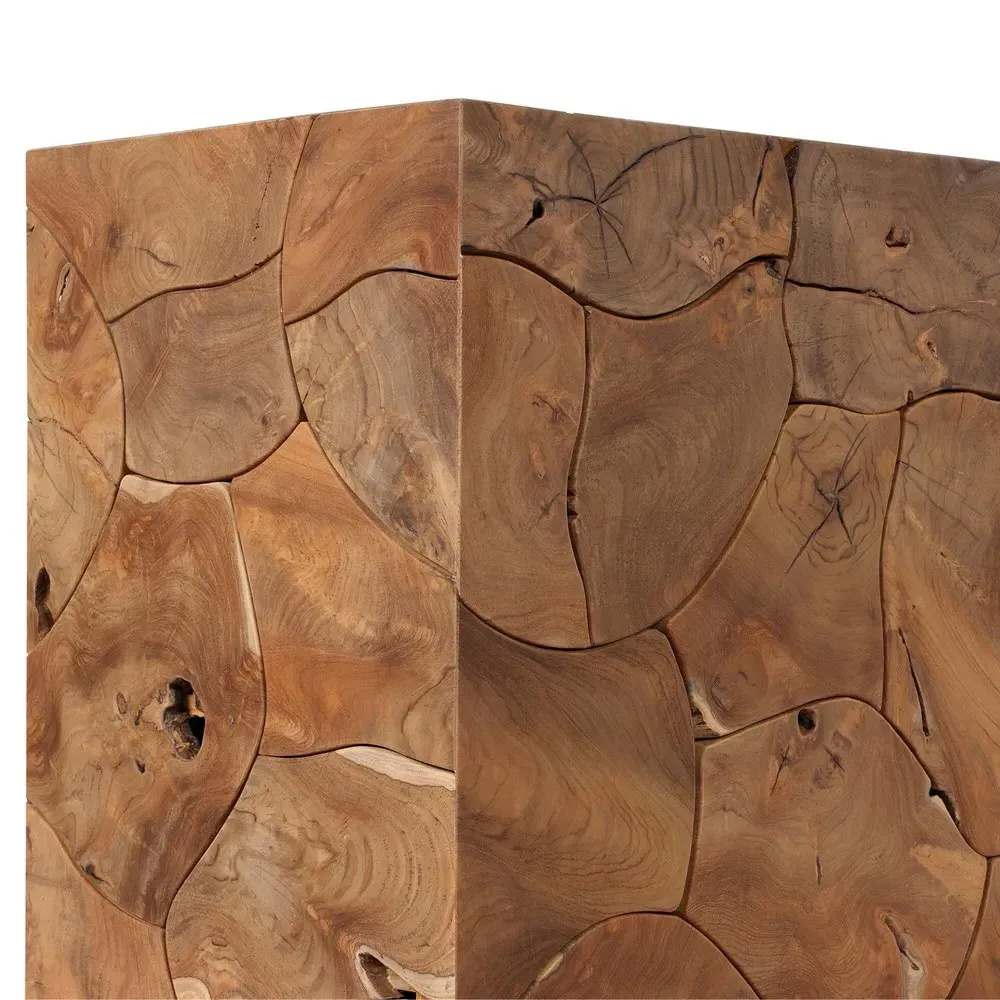 Thorn Rectangular Outdoor Console Table - Brown, Teak