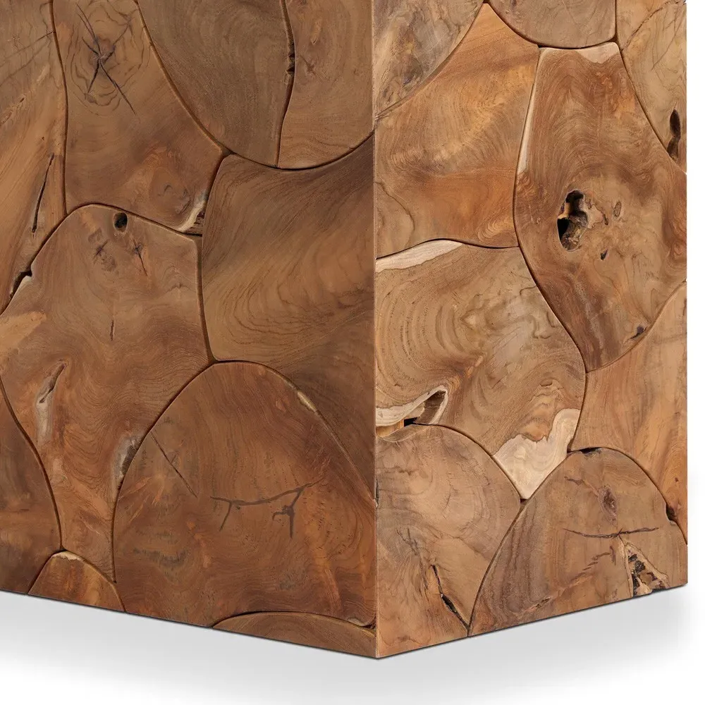 Thorn Rectangular Outdoor Console Table - Brown, Teak