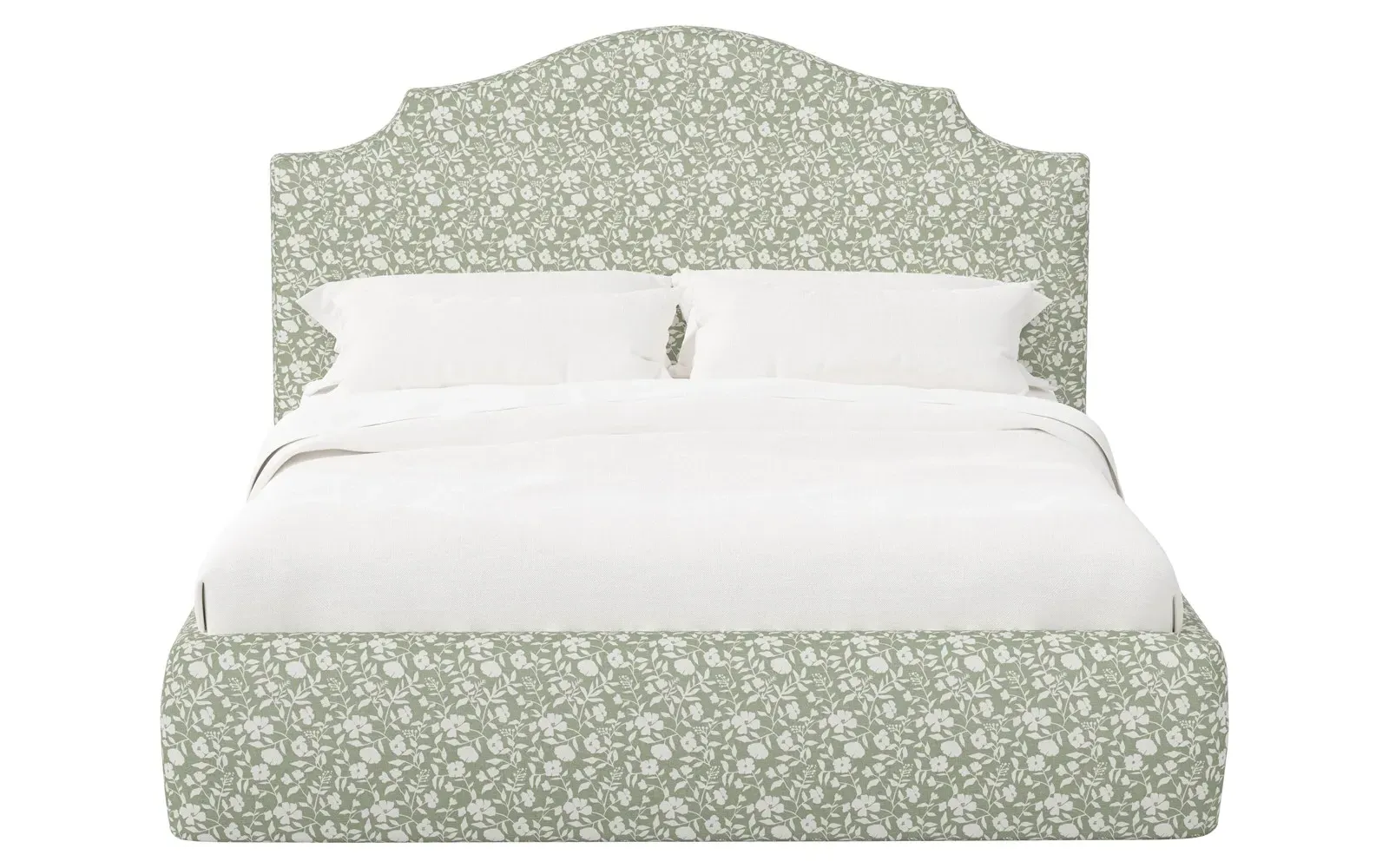 Thorne Cal King Size Bed - English Meadow, Cotton