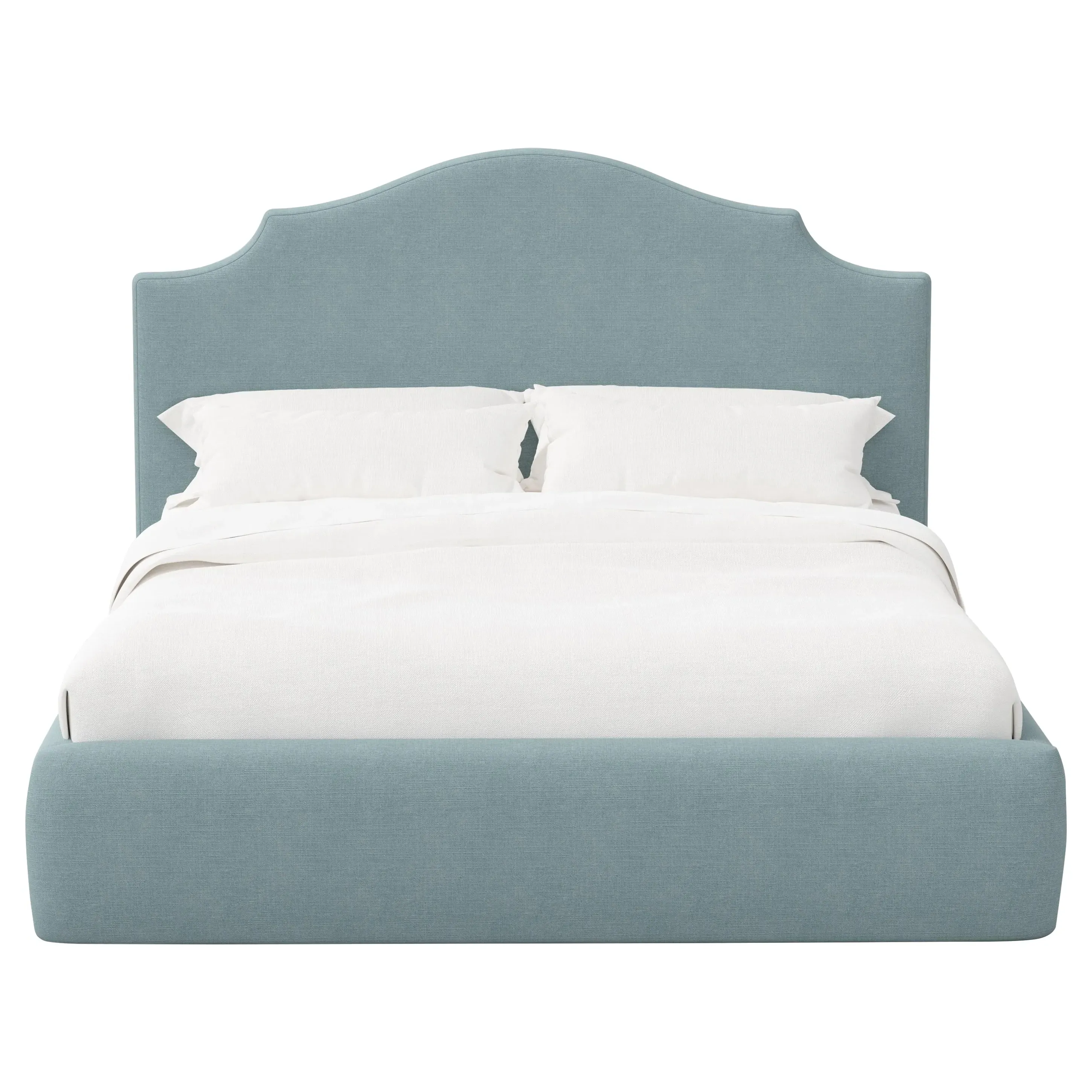 Thorne King Size Textured Bed - Calm Sea