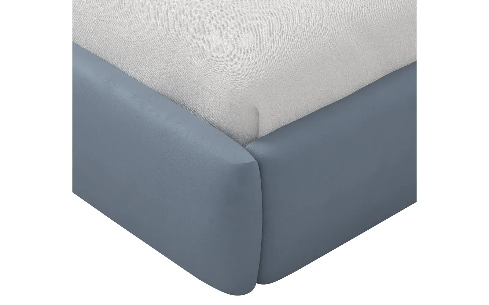 Thorne Queen Size Bed Frame - Tidal Wave, Velvet