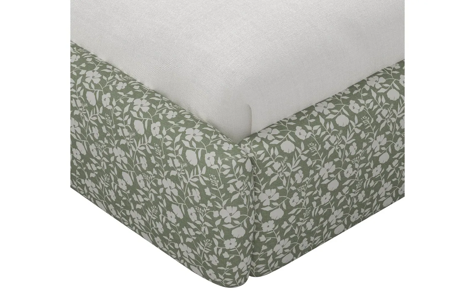 Thorne Twin Size Bed - English Meadow, Cotton