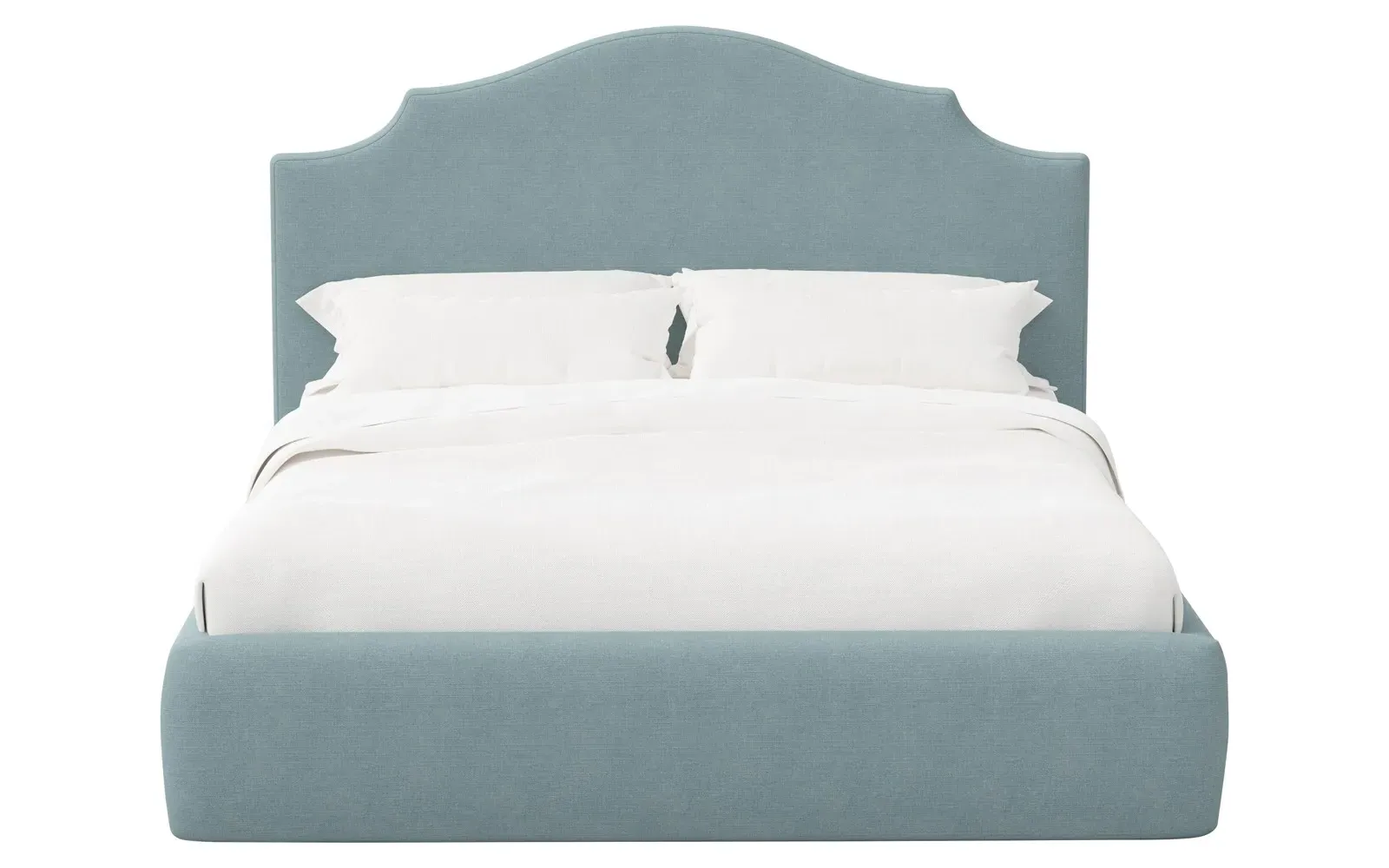 Thorne Twin Size Textured Bed - Calm Sea