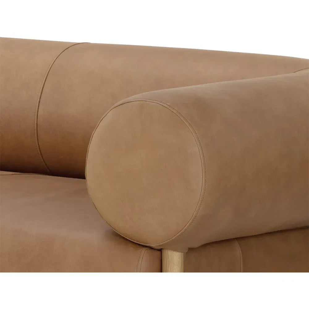 Thornton 3-Seater Sofa - Brown, Leather
