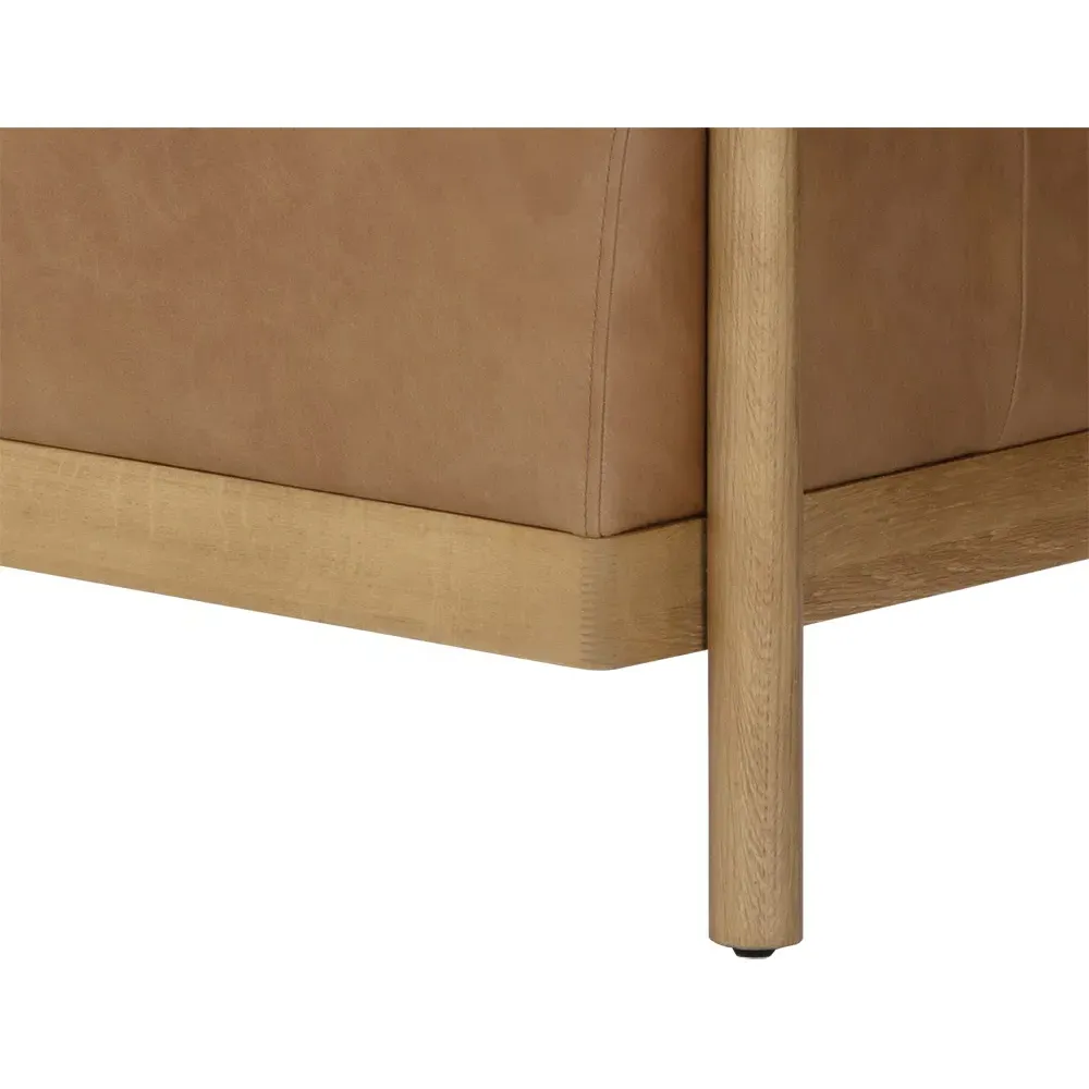 Thornton 3-Seater Sofa - Brown, Leather