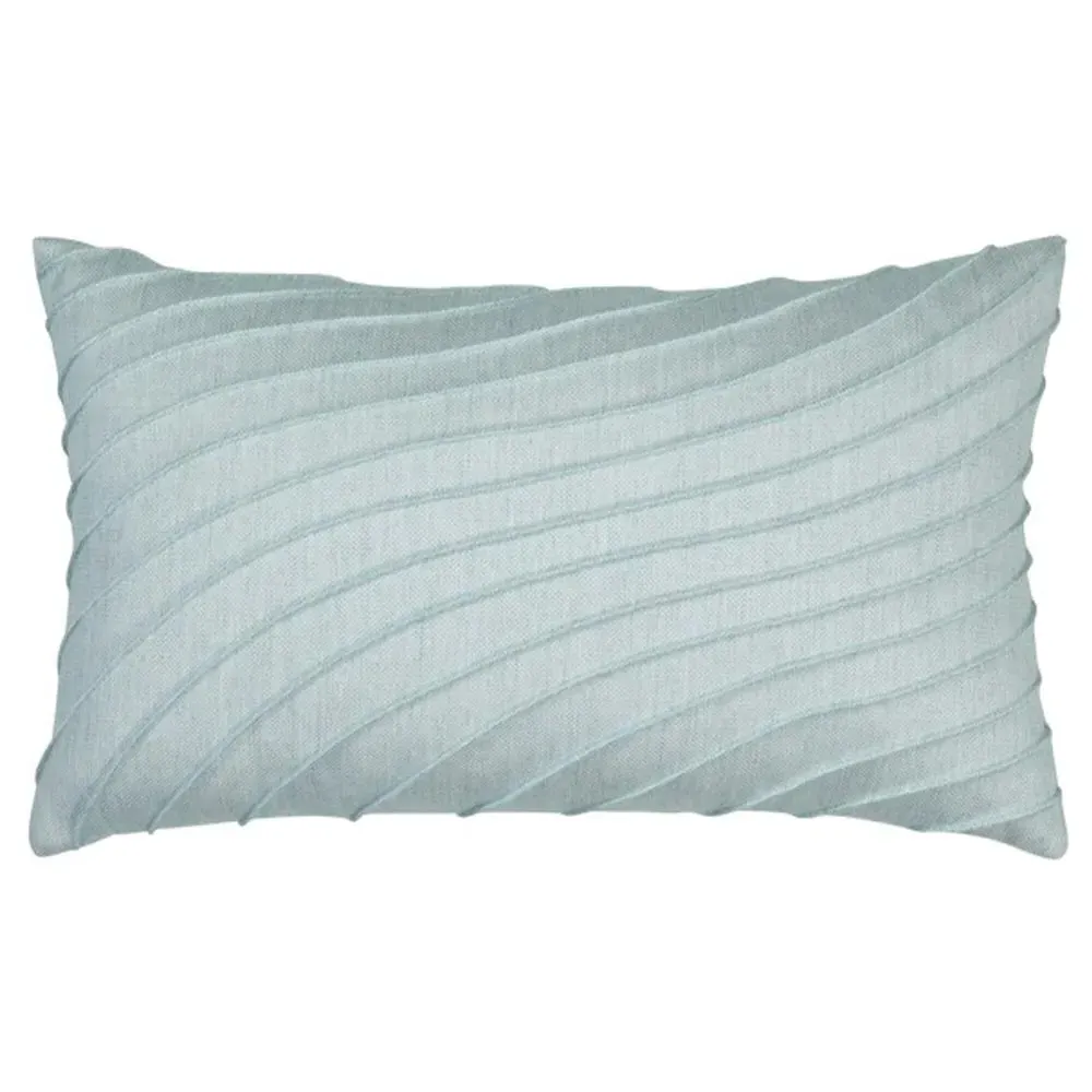 Tidal Lumbar Throw Pillow - Glacier Blue, Sunbrella Acrylic image
