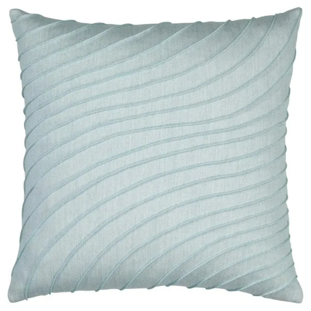 Tidal Square Throw Pillow - Glacier Blue, Sunbrella Acrylic
