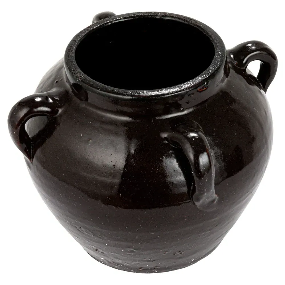 Tienna Table Vase - Brown, Clay