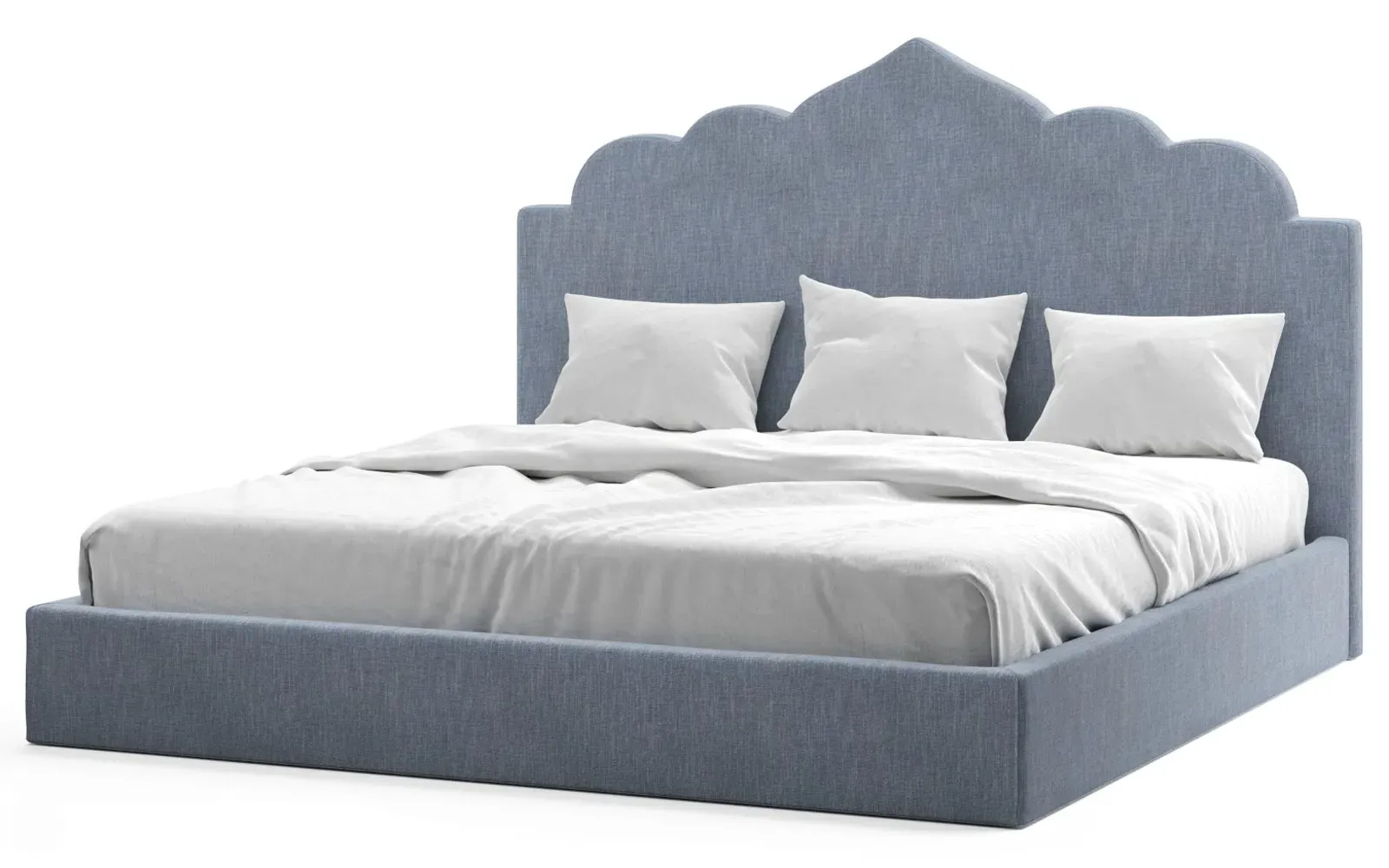 Tillie King Performance Bed - Nantucket Blue