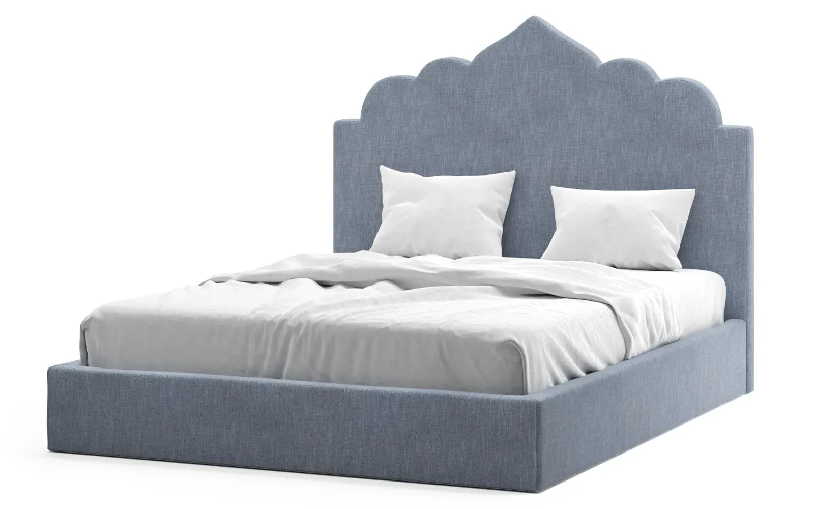 Tillie Queen Performance Bed - Nantucket Blue