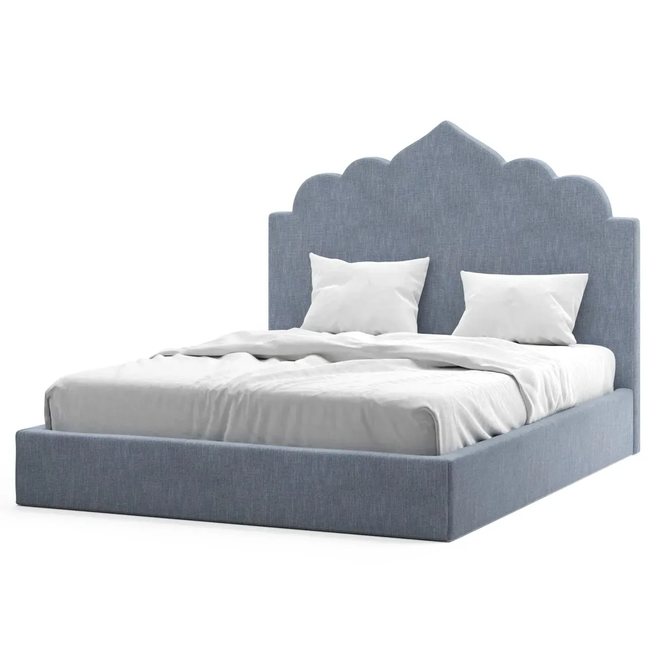 Tillie Queen Performance Bed - Nantucket Blue