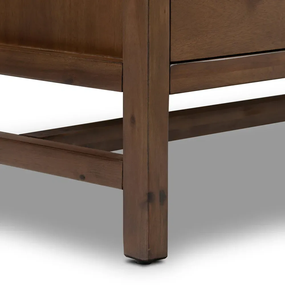 Timmy Nightstand - Brown, Acacia