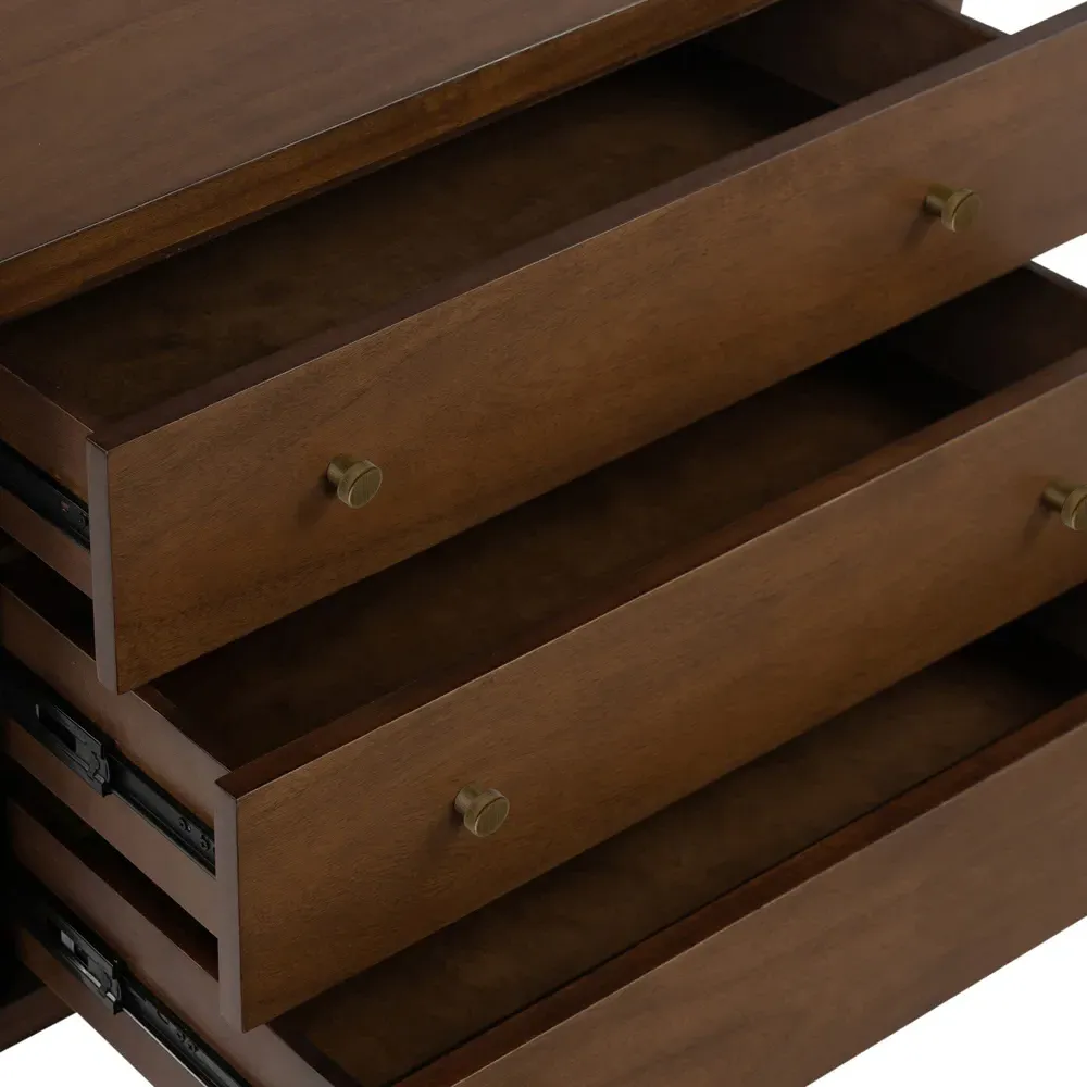 Timmy Nightstand - Brown, Acacia