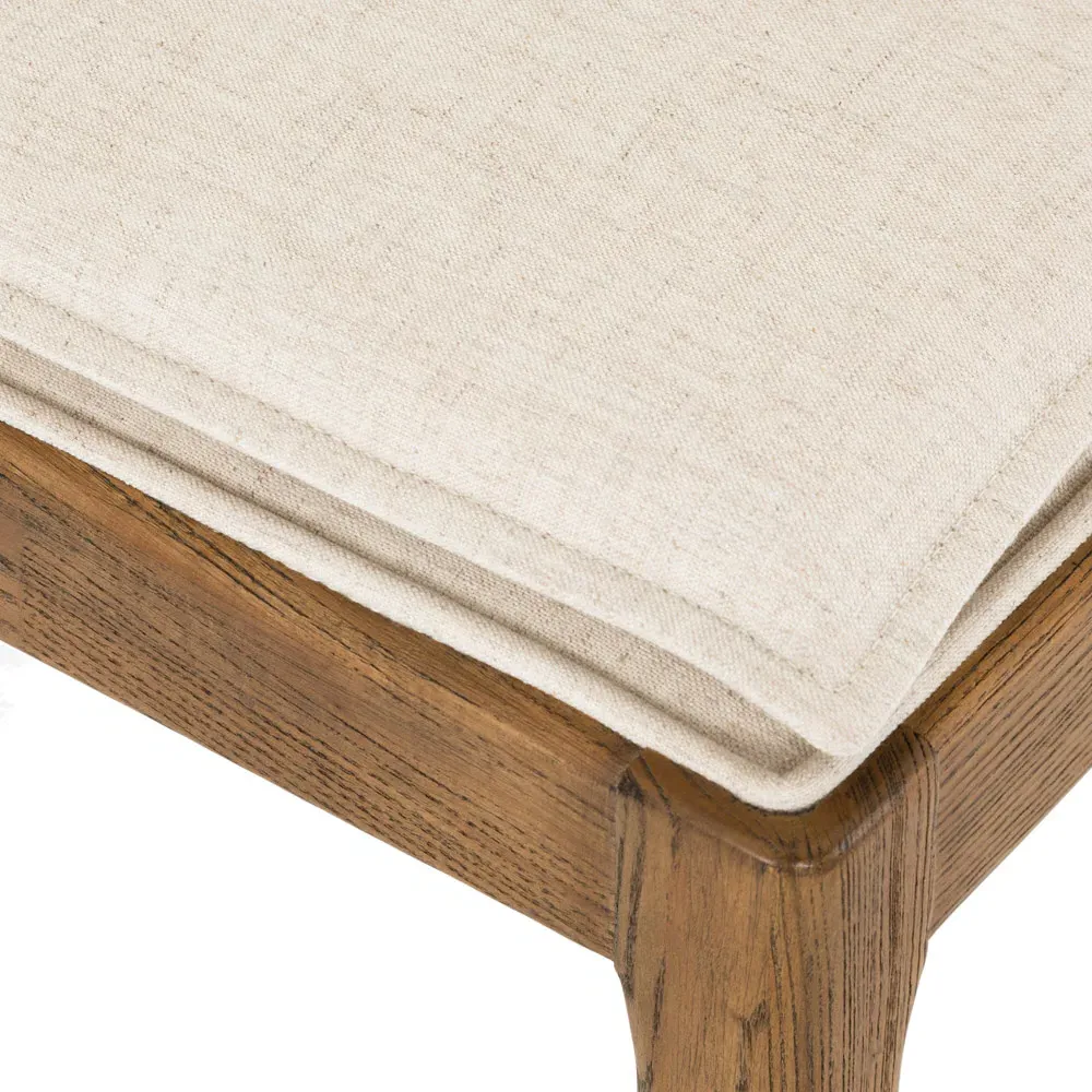 Tina Cane Counter Stool - Brown, Cream