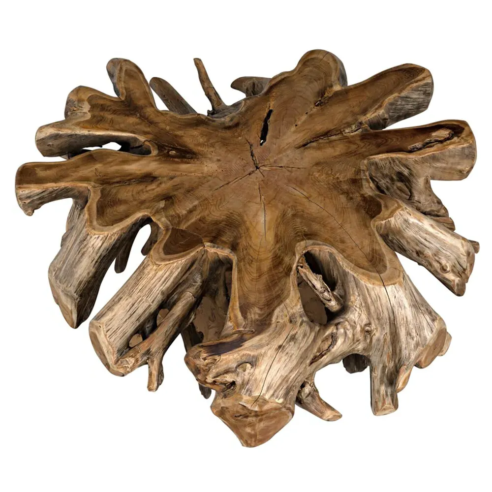 Tinley Coffee Table - Brown, Teak Root