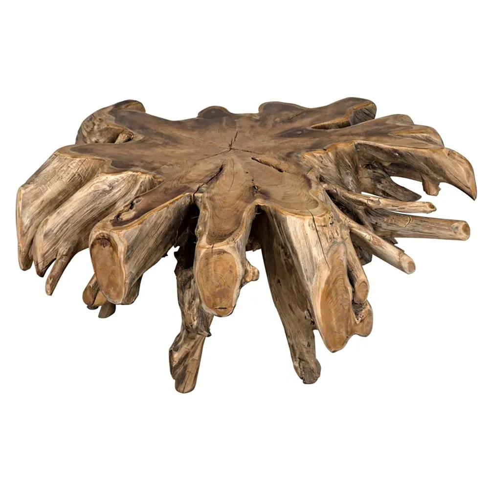 Tinley Coffee Table - Brown, Teak Root