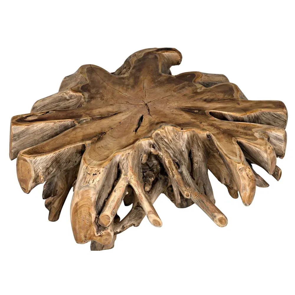 Tinley Coffee Table - Brown, Teak Root