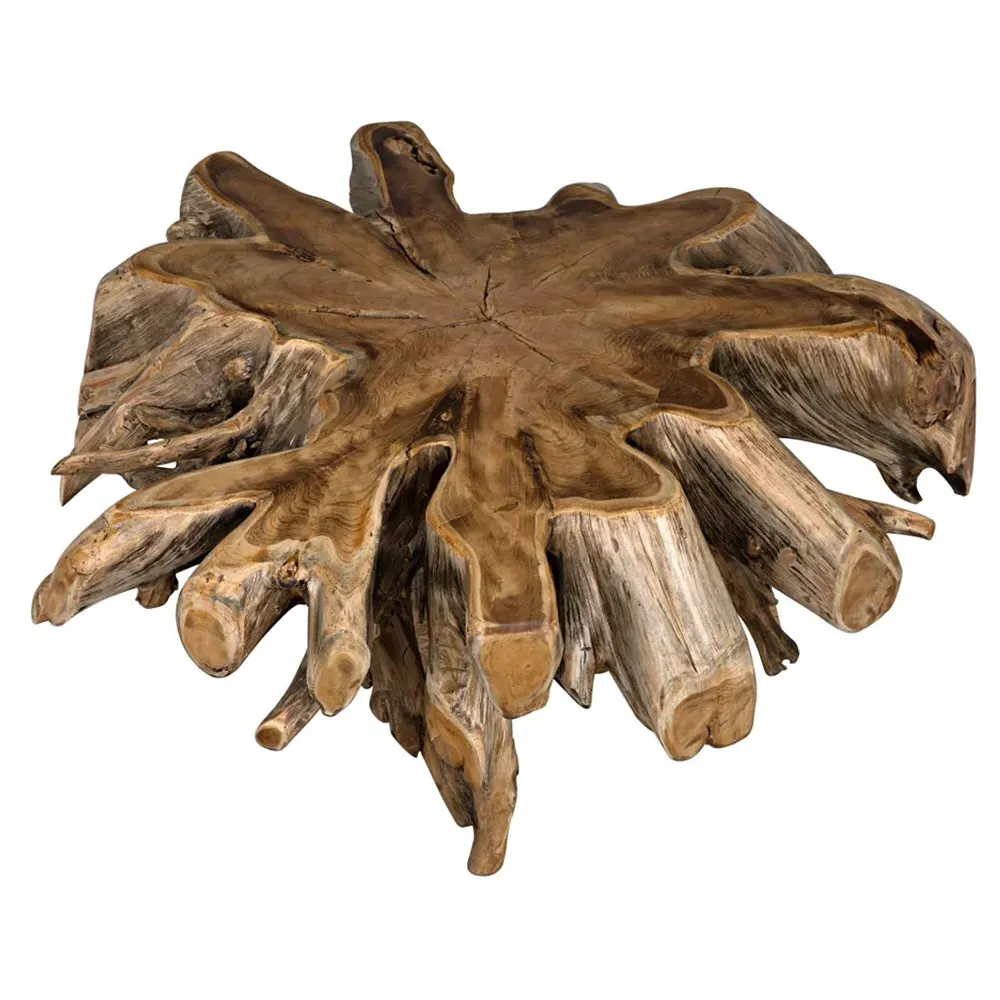 Tinley Coffee Table - Brown, Teak Root
