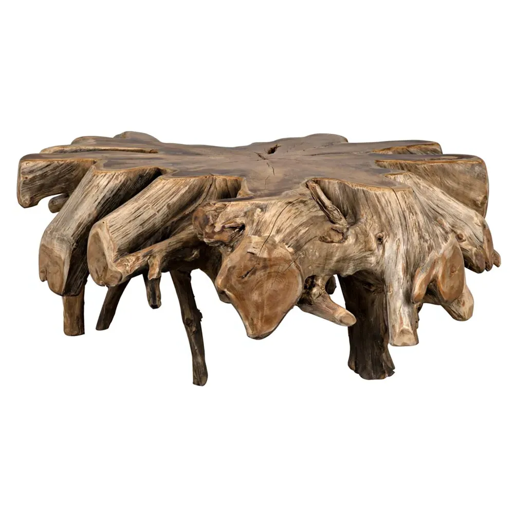 Tinley Coffee Table - Brown, Teak Root image