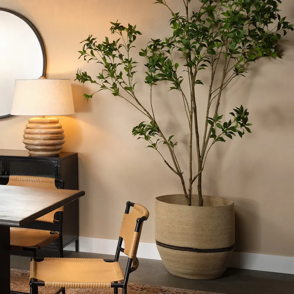 Titus Floor Basket - Natural, Seagrass