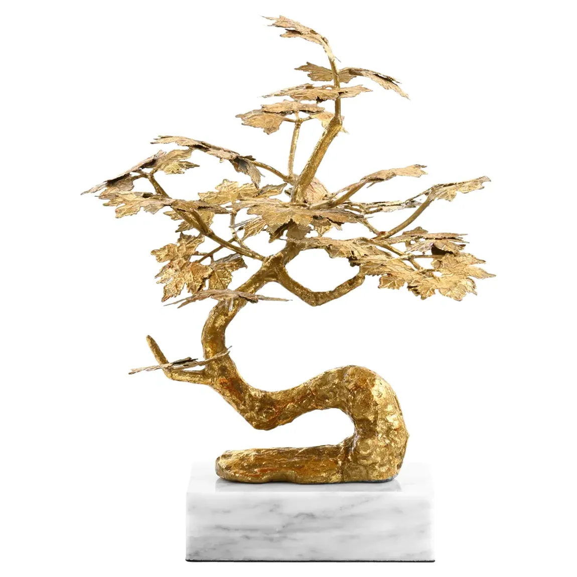 Tivoli Marble Sculpture - Gold Leaf