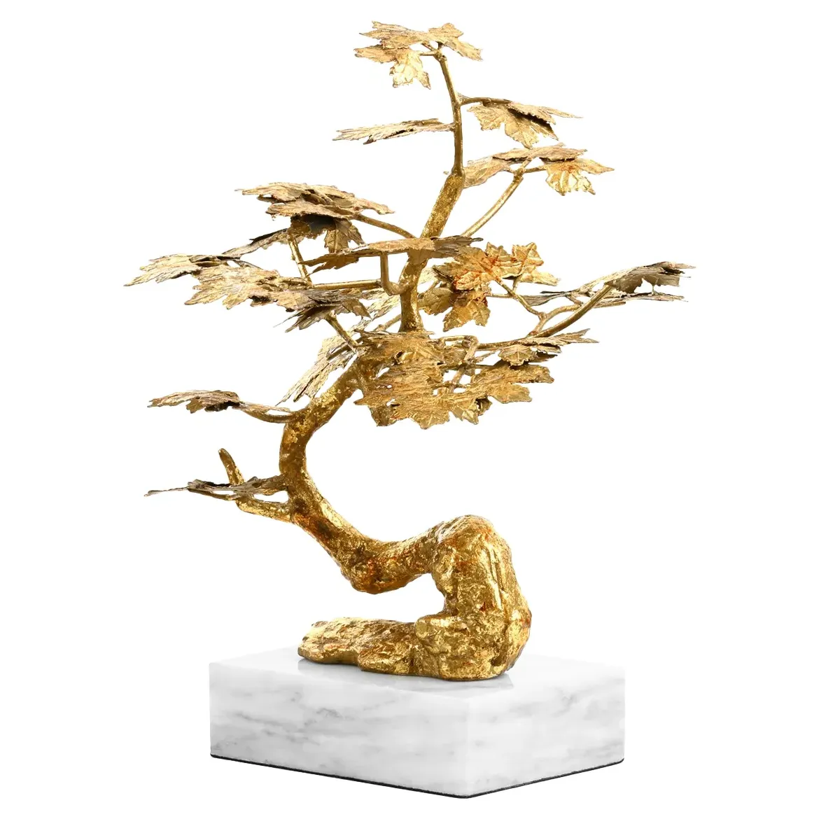 Tivoli Marble Sculpture - Gold Leaf