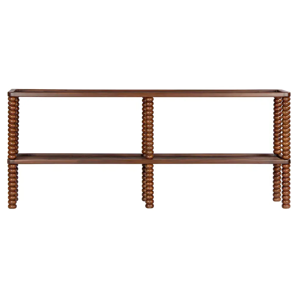 Tobi Rectangular Console Table - Brown, Oak image