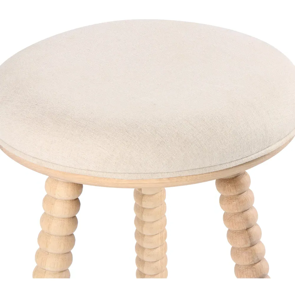 Tobi Spindle Backless Counter Stool - Natural, Oak