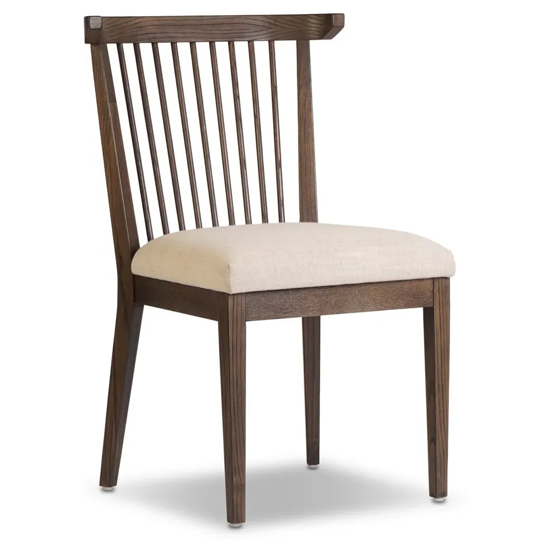 Tobin Upholstered Dining Chair - Off White, Ash Wood