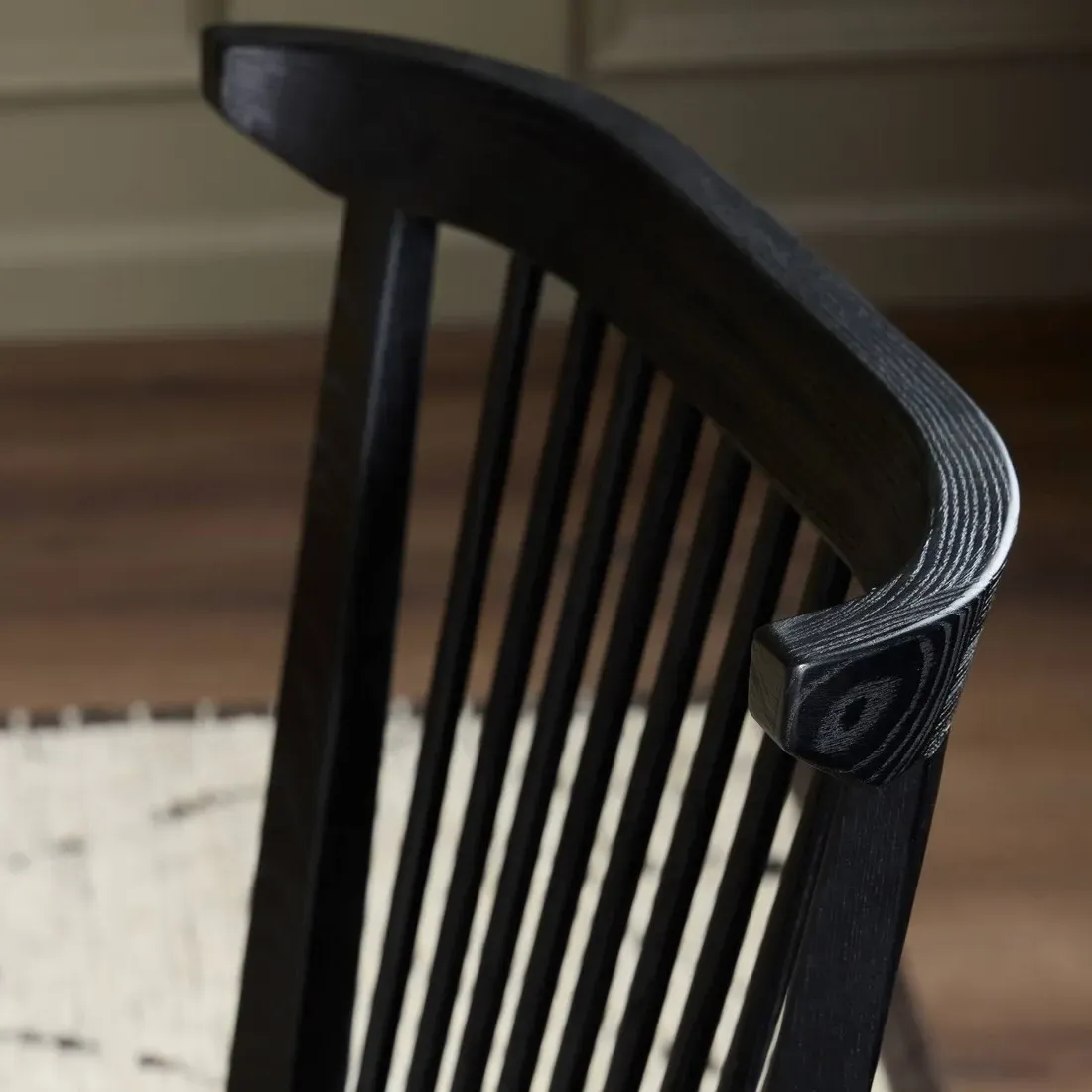 Tobin Upholstered Dining Chair - Off White, Ash Wood