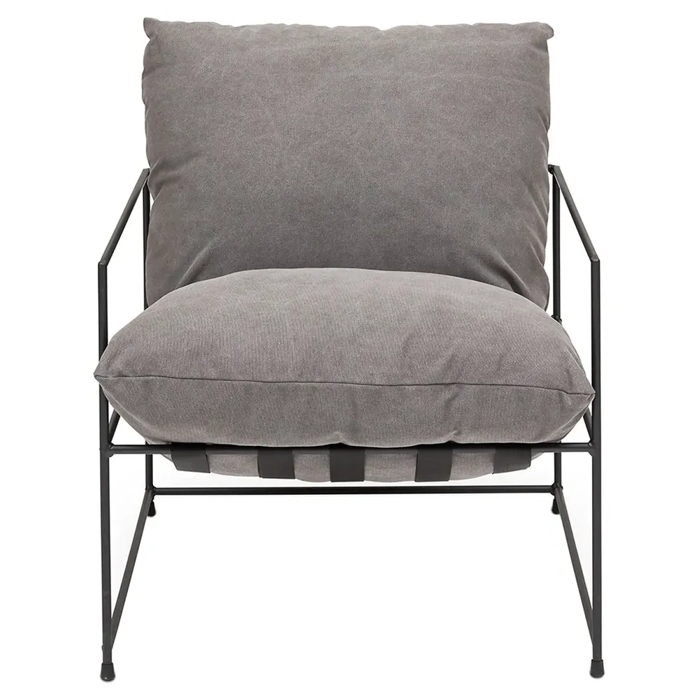 Tommy Accent Chair - Grey, Canvas image