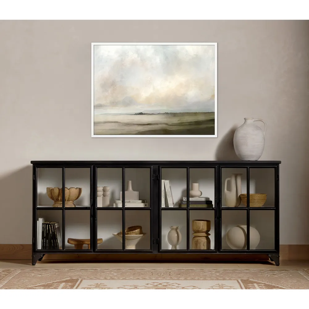 Topsham 1 Painting - White Frame, Maplewood