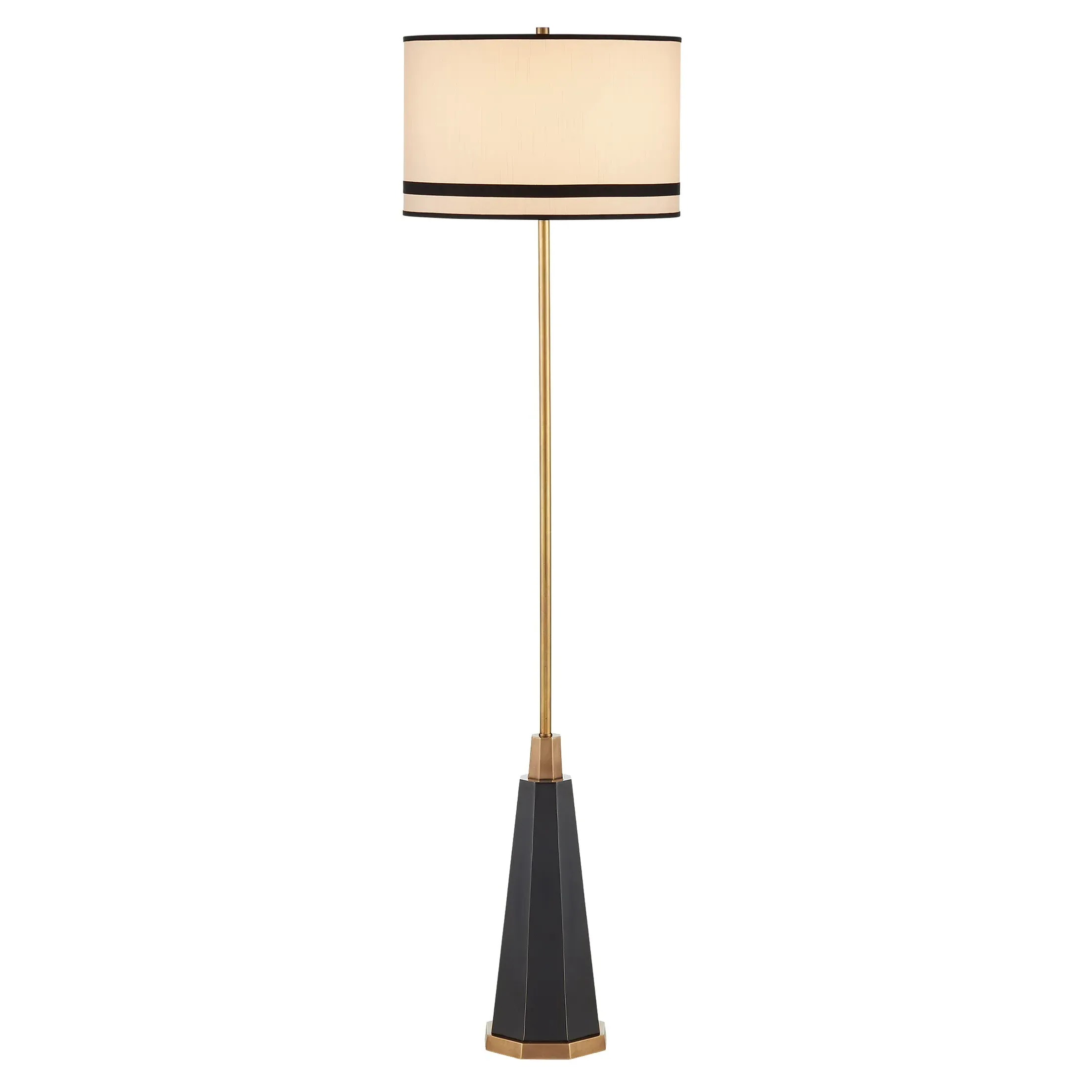 Toren Floor Lamp - Antique Brass, Cast Aluminum